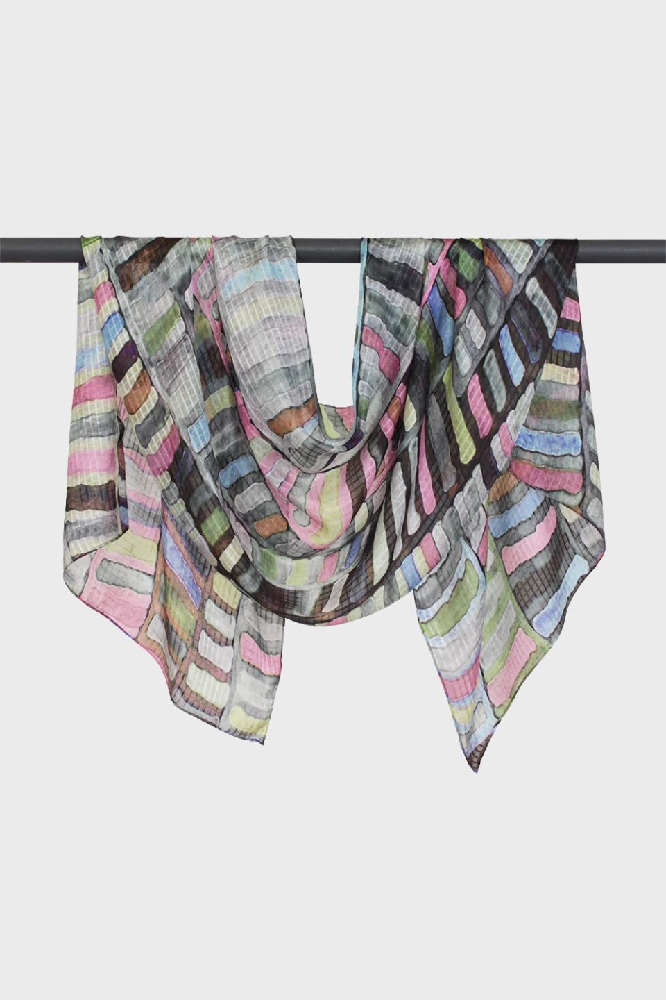 Jumble Silk Digi Print Oblong Scarf