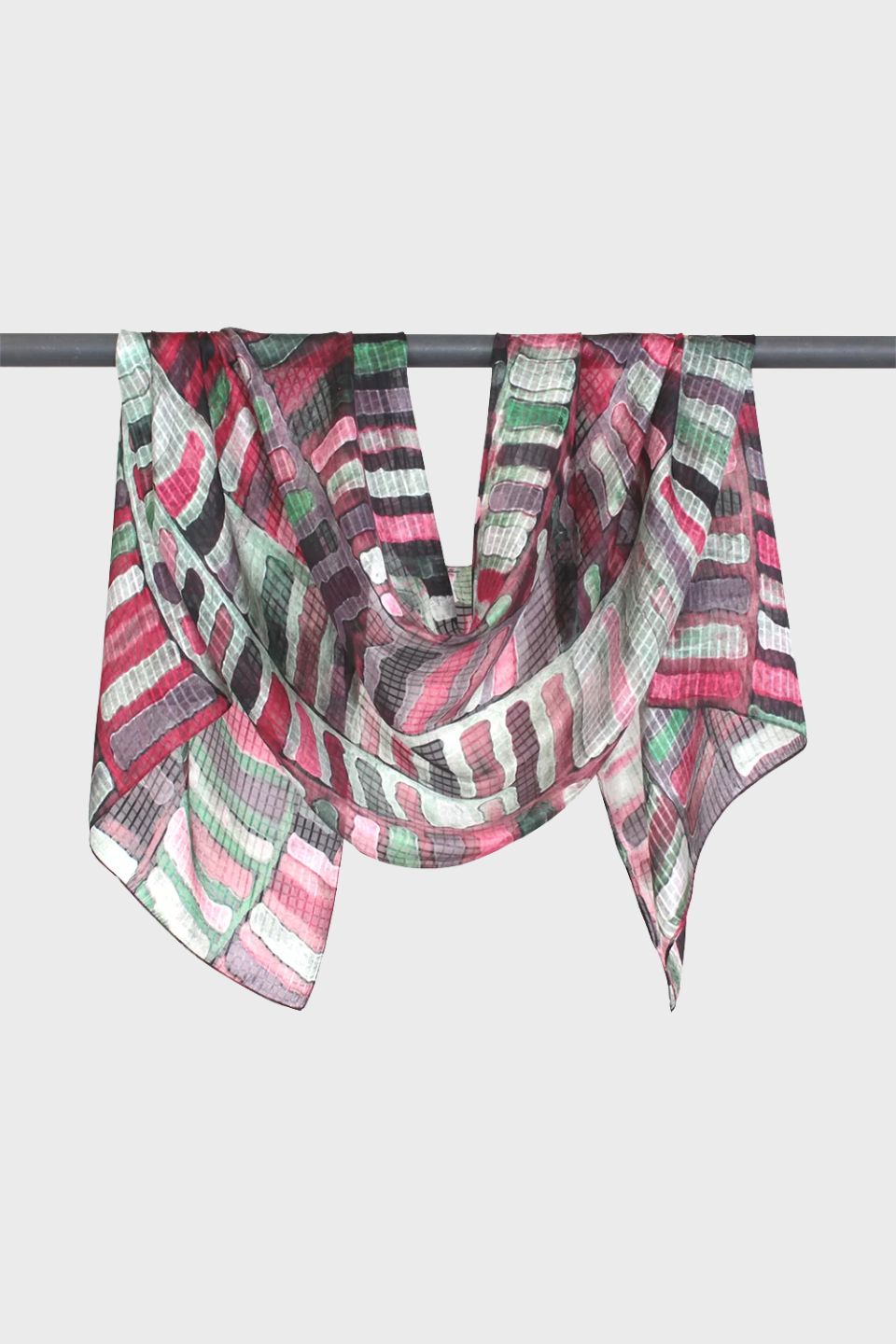 Jumble Silk Digi Print Oblong Scarf