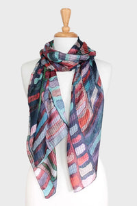 Jumble Silk Digi Print Oblong Scarf