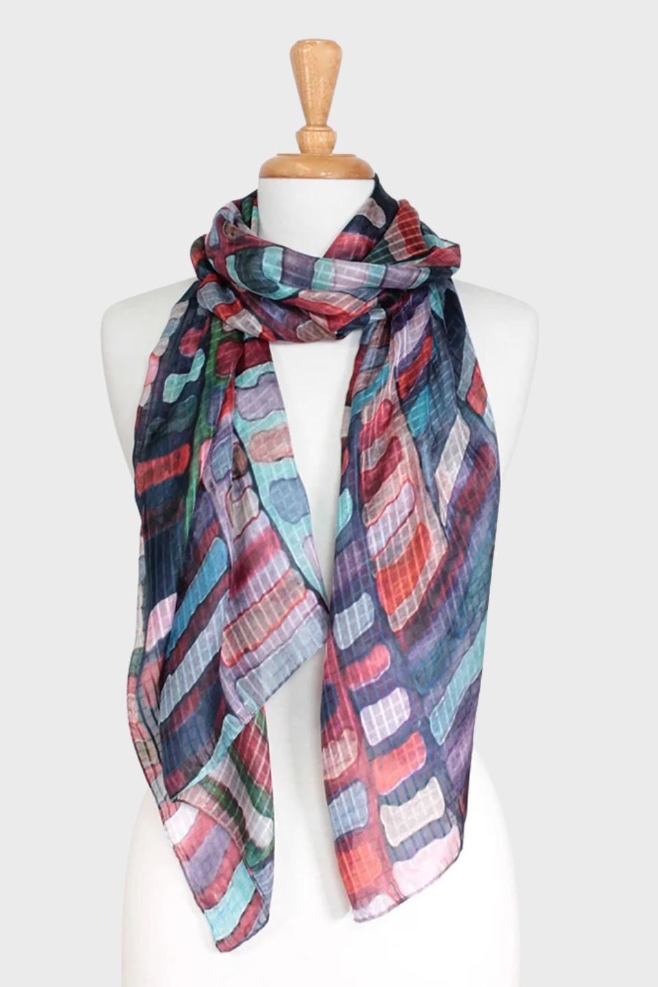 Jumble Silk Digi Print Oblong Scarf