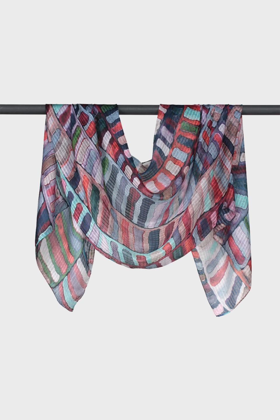 Jumble Silk Digi Print Oblong Scarf