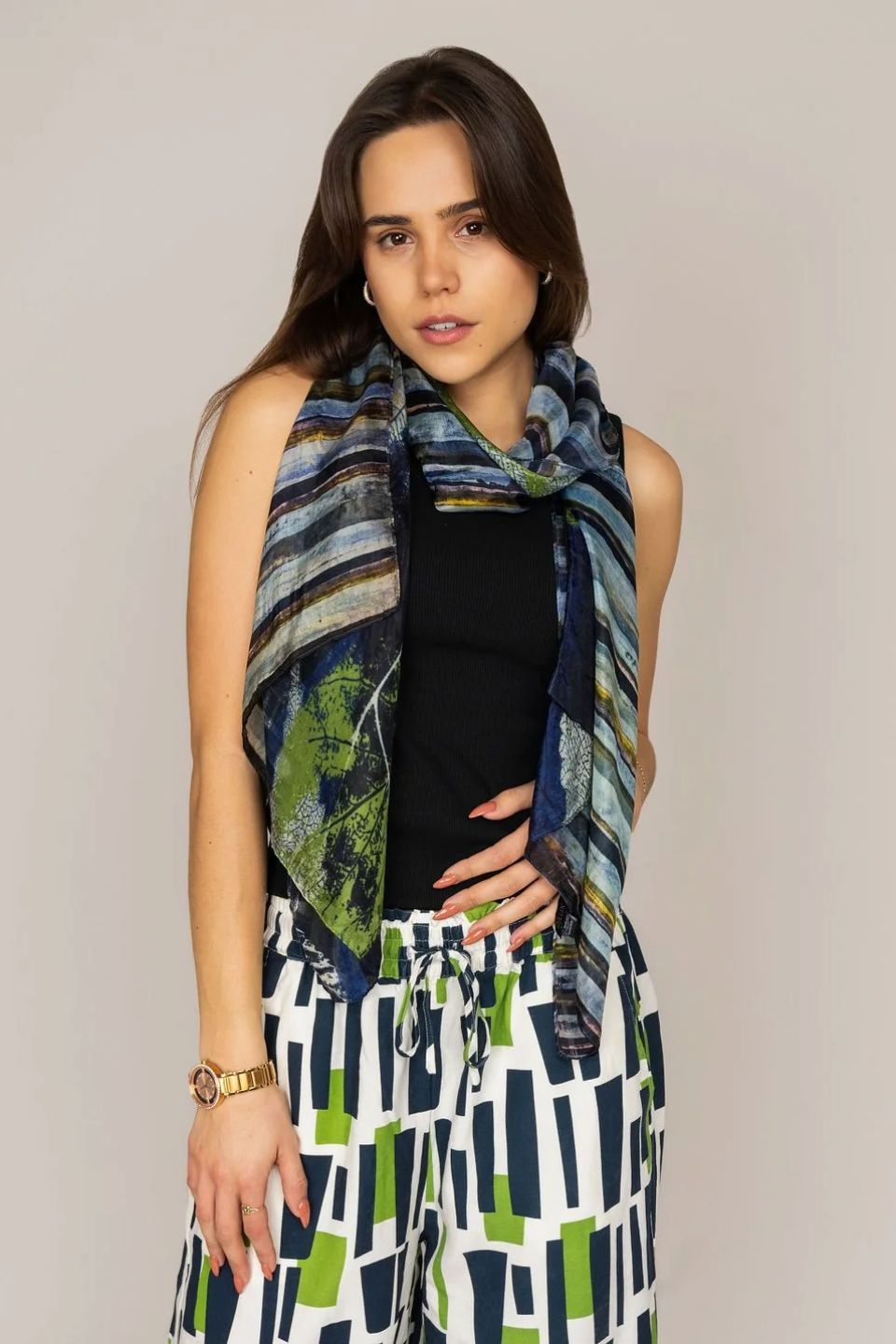 Arcadia Silk Scarfe
