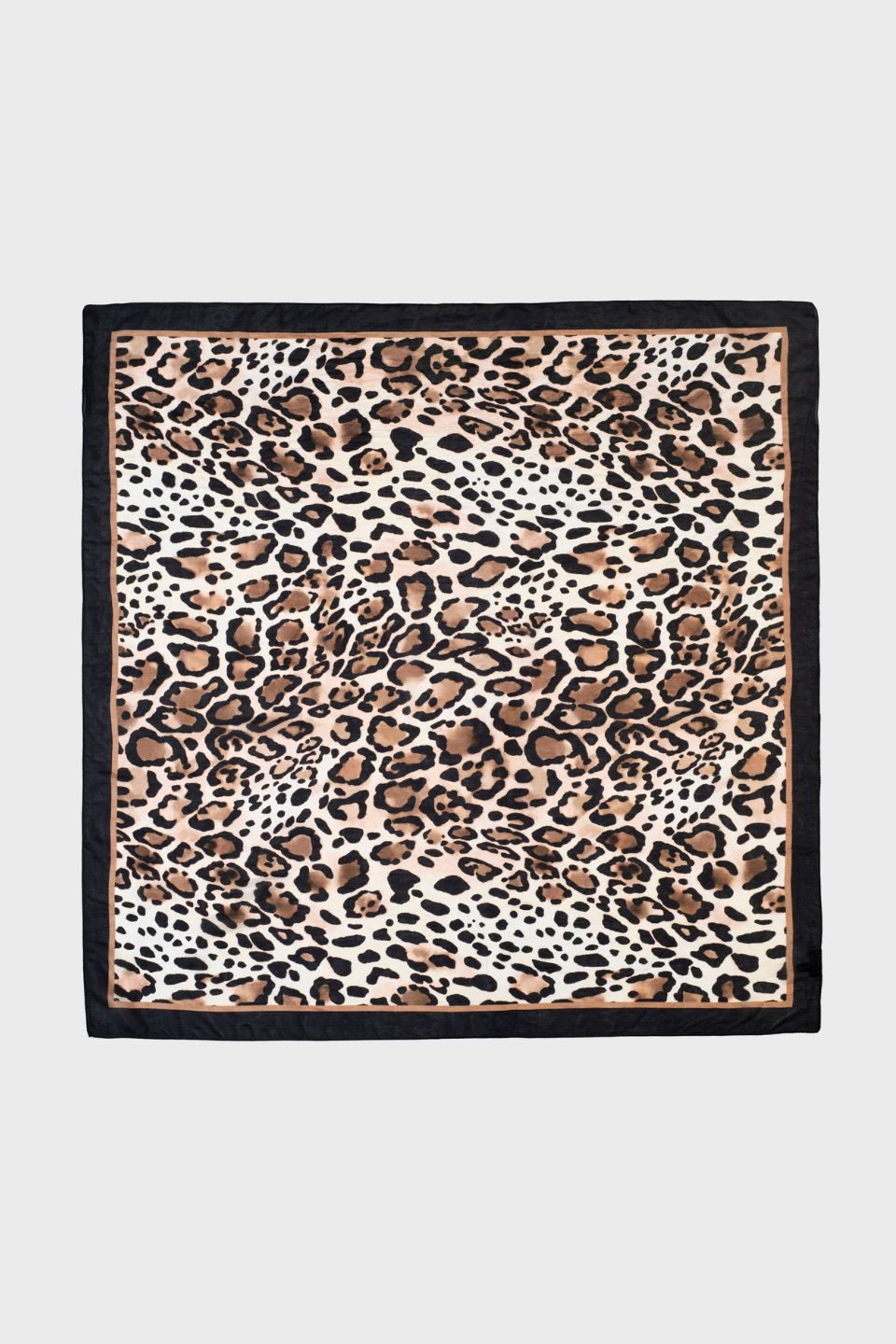 Leona Animal Print Silk Square