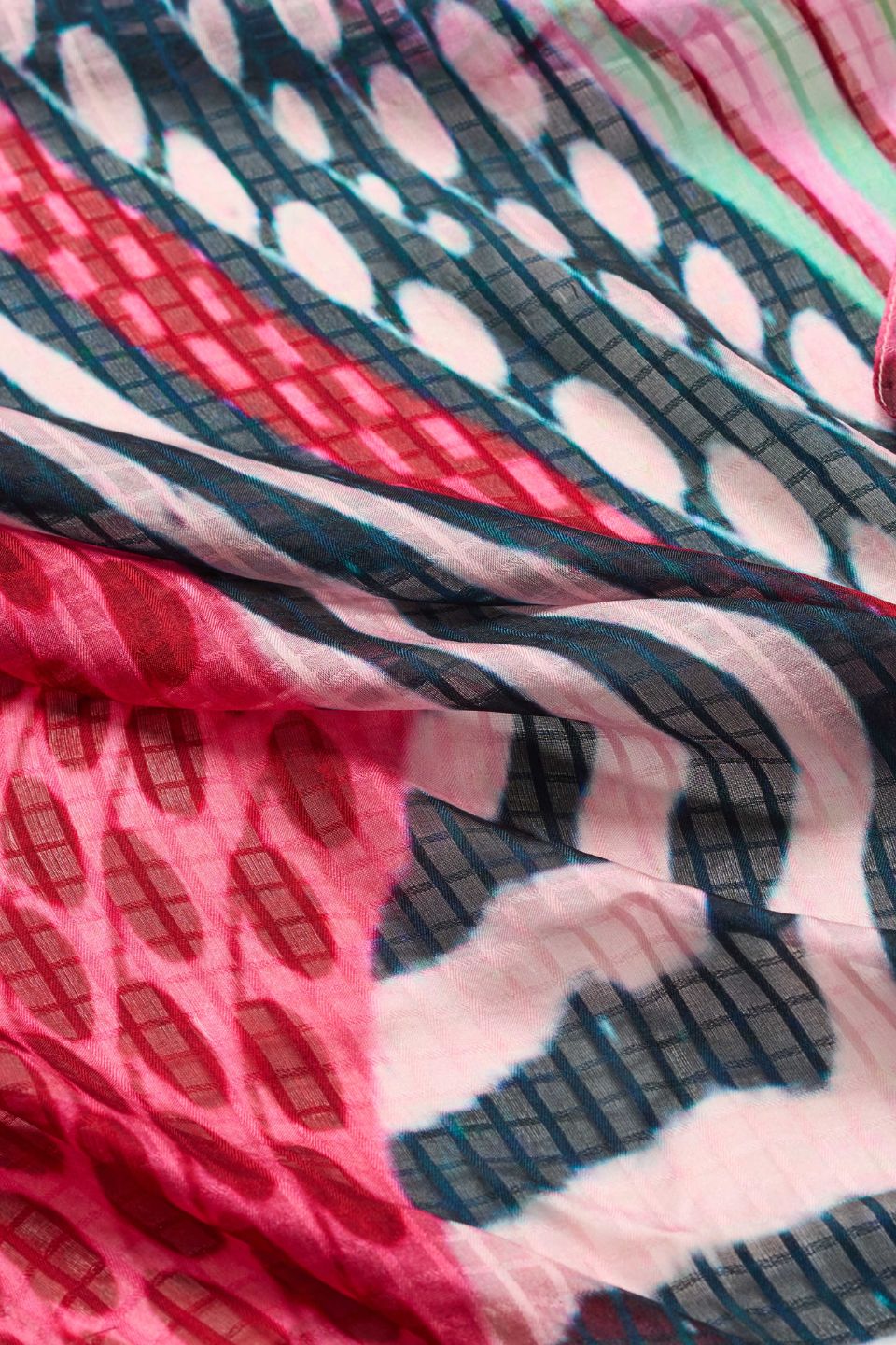 Nora Abstract Lines & Dots Scarf