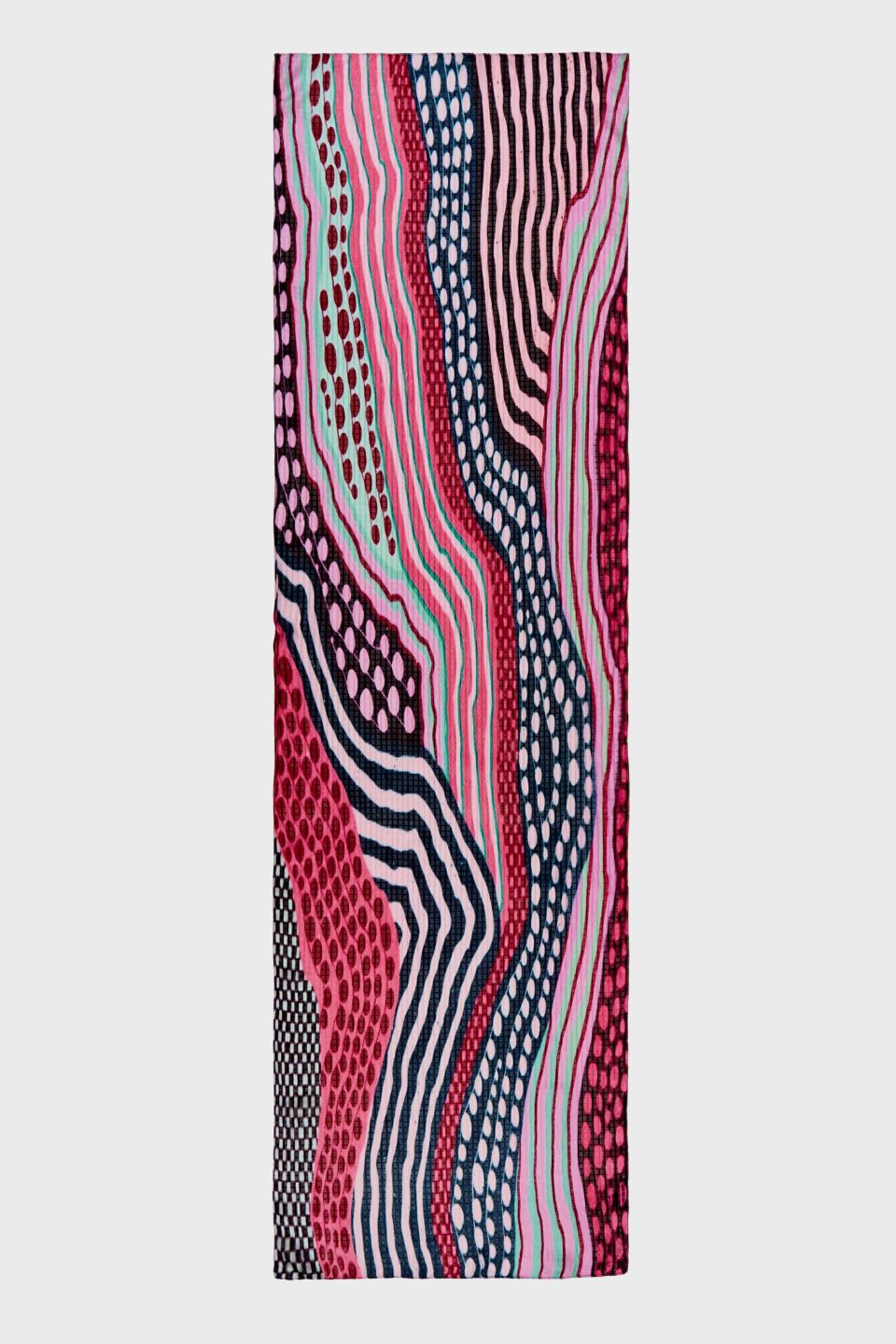 Nora Abstract Lines & Dots Scarf