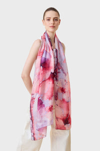 Sylvia Floral Silk Scarf