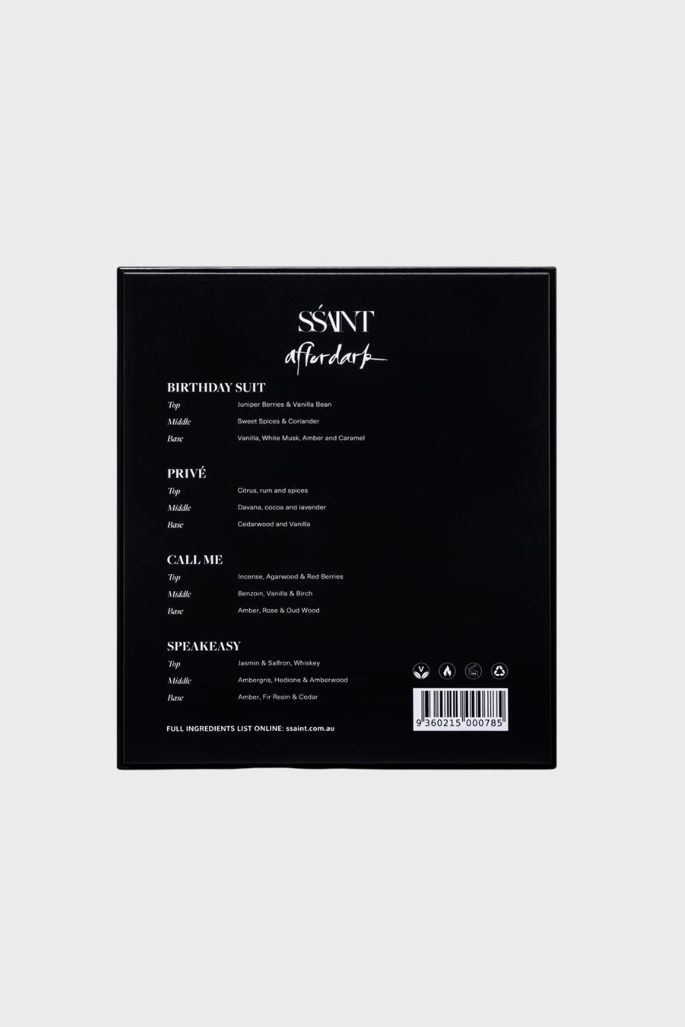 Afterdark Travel Set