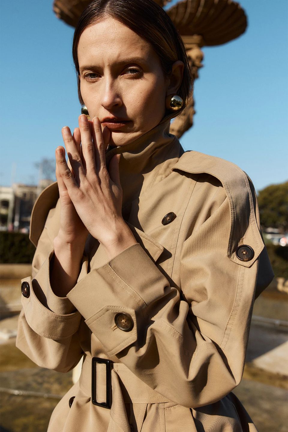 Abigail Oversized Trench Coat