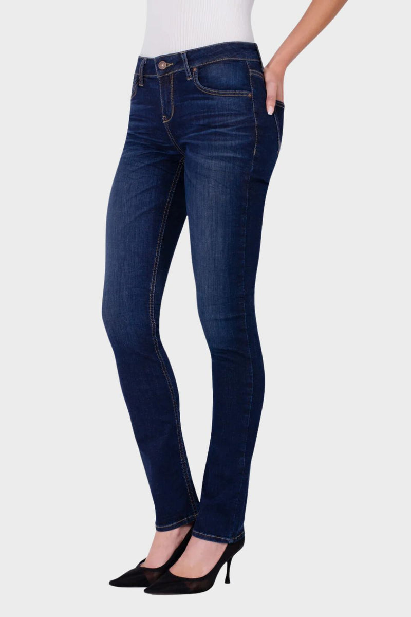 Straight Aspen Mid Rise Jeans - Sian