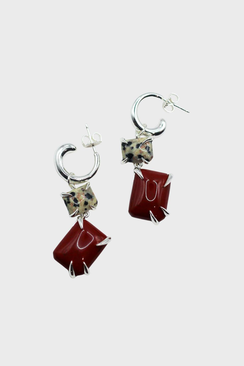 Double Drop Claw Earrings