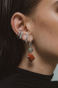 Double Drop Claw Earrings