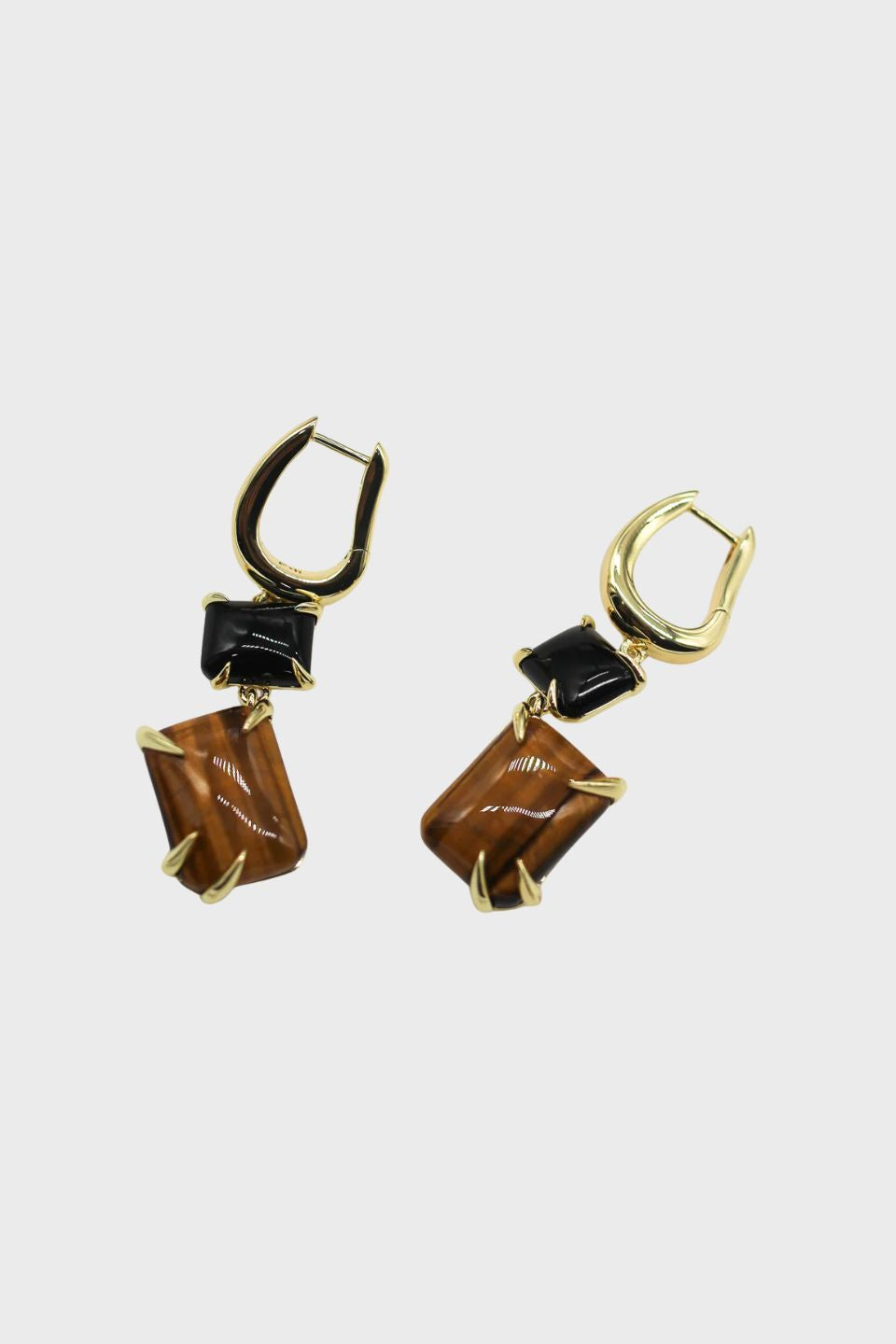 Double Drop Claw Earrings