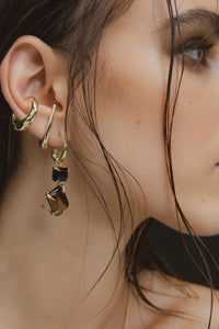 Double Drop Claw Earrings