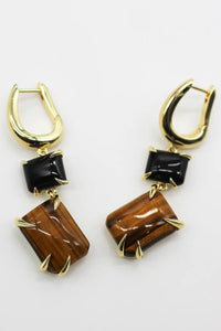 Double Drop Claw Earrings