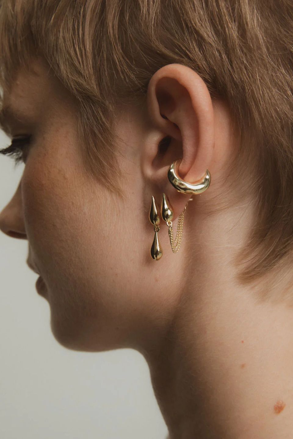 Double Droplet Studs