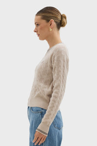 Crop Cable Sweater