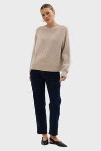 Crochet Inset Sleeve Sweater