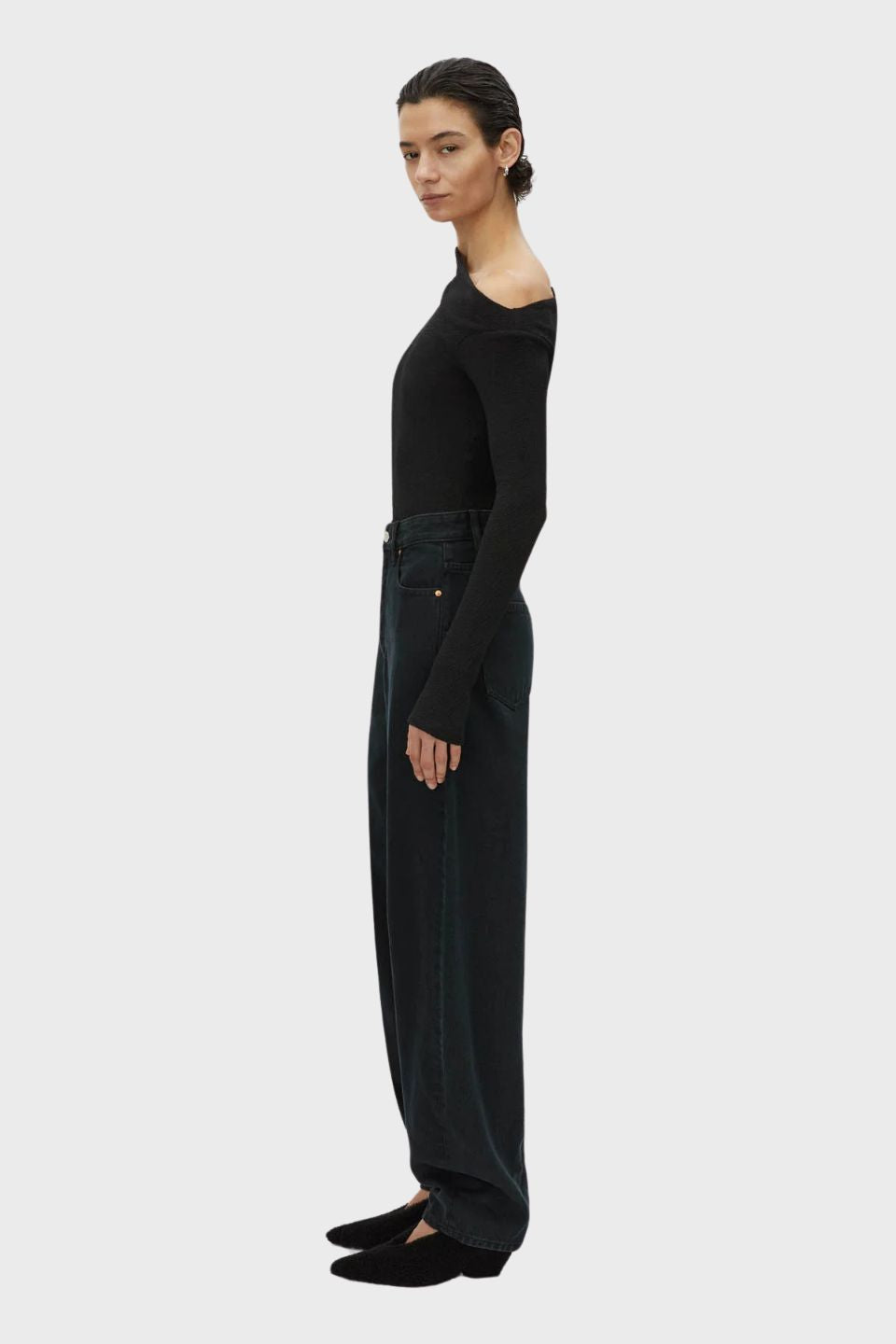 Cali Textured Long Sleeve Top