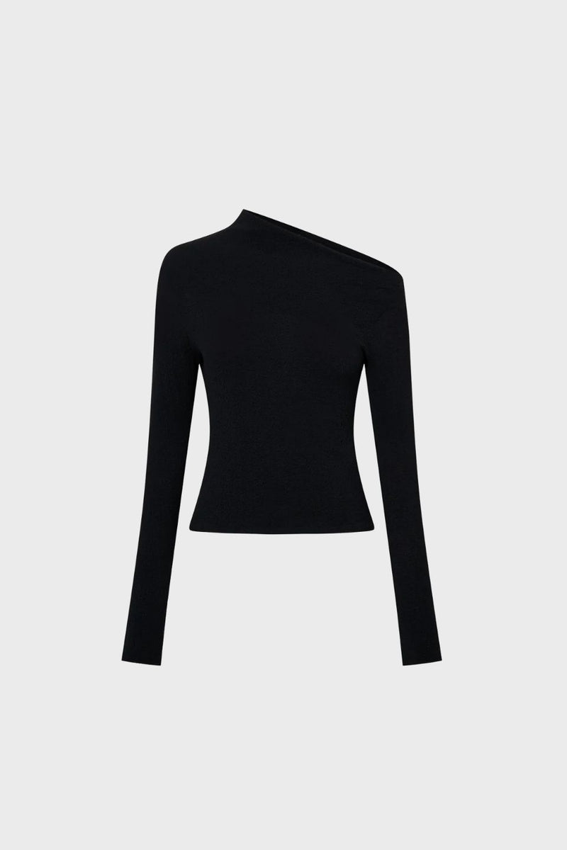 Cali Textured Long Sleeve Top