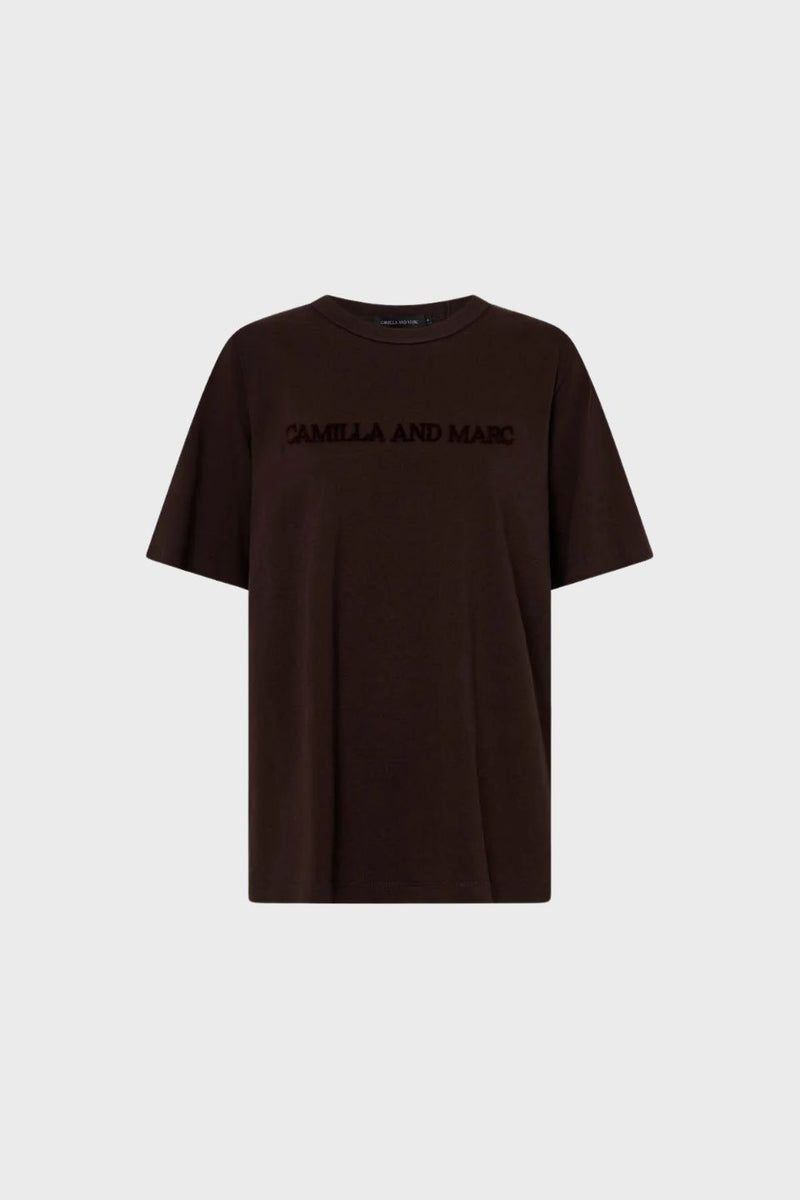 Tia Flocking Logo Tee