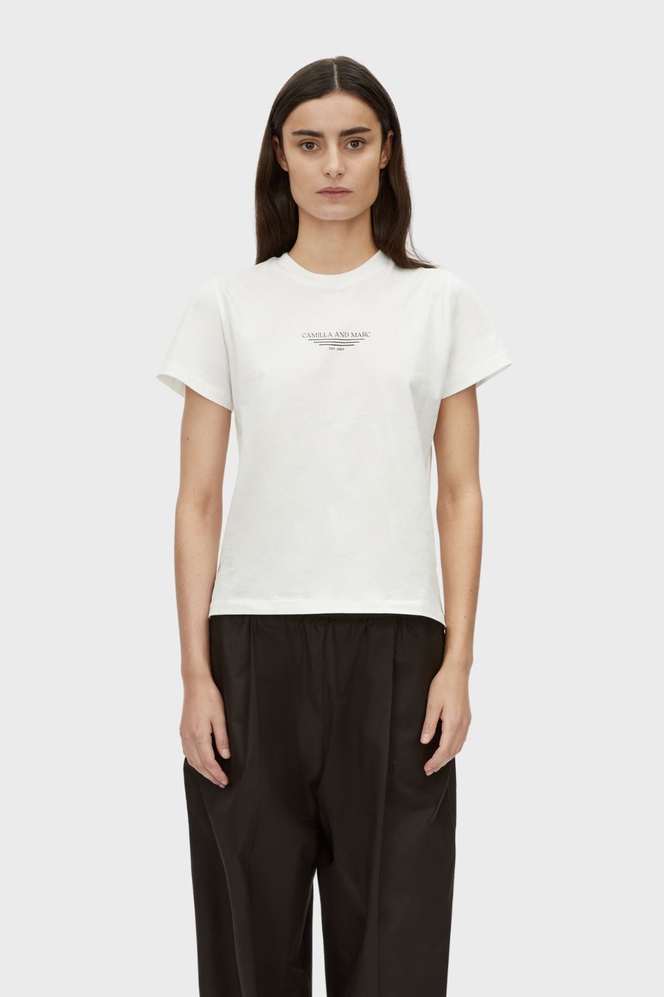 Janice Neat Fit Logo Tee