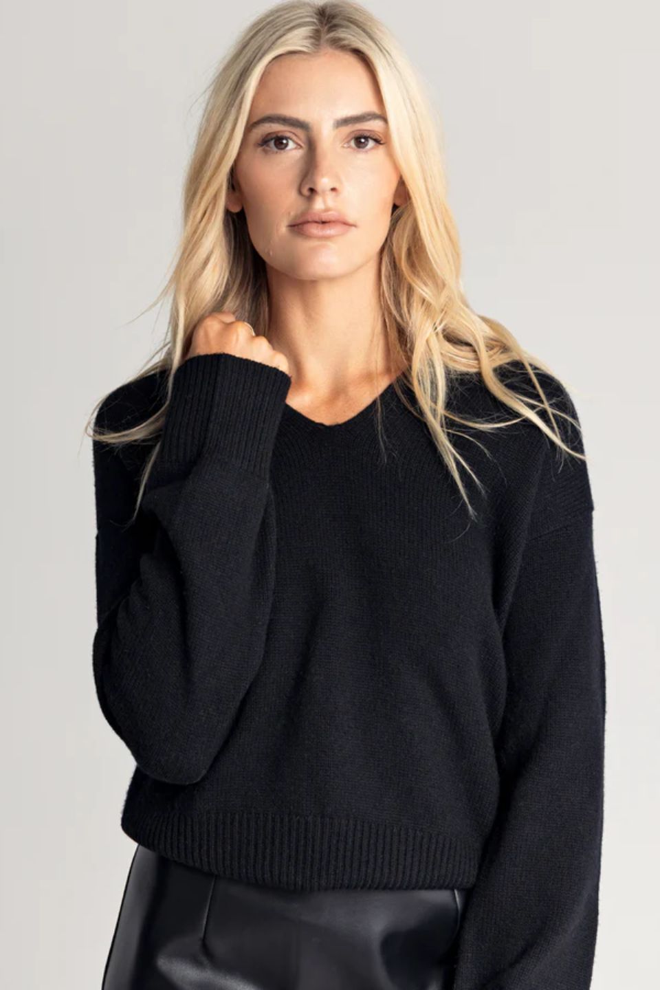 Relaxed Collared Sweater