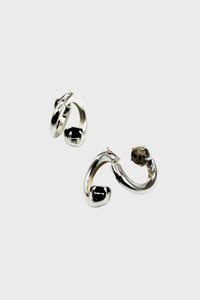 Opposing Double Gemstone Earrings