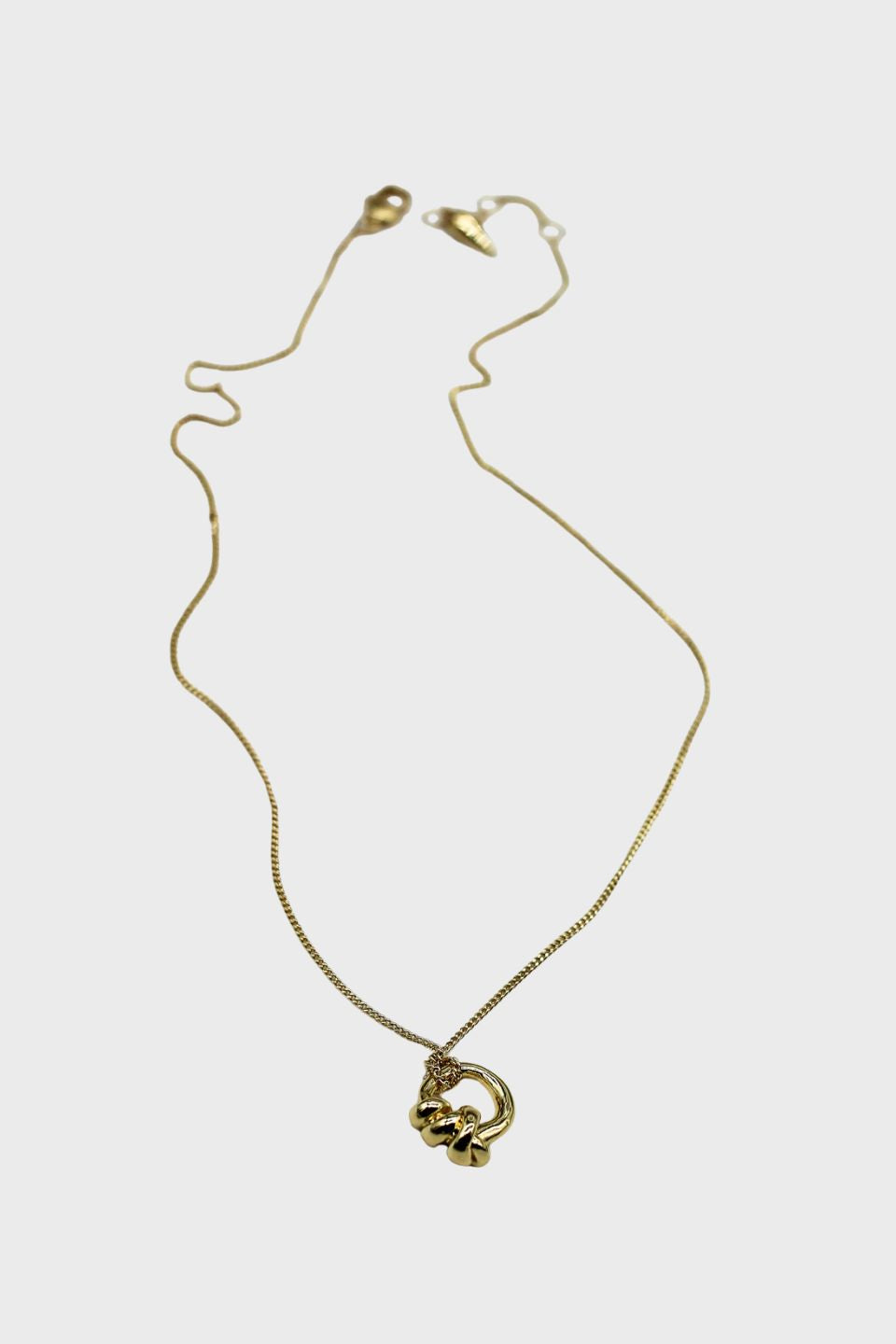 Double Knot Pendant Necklace