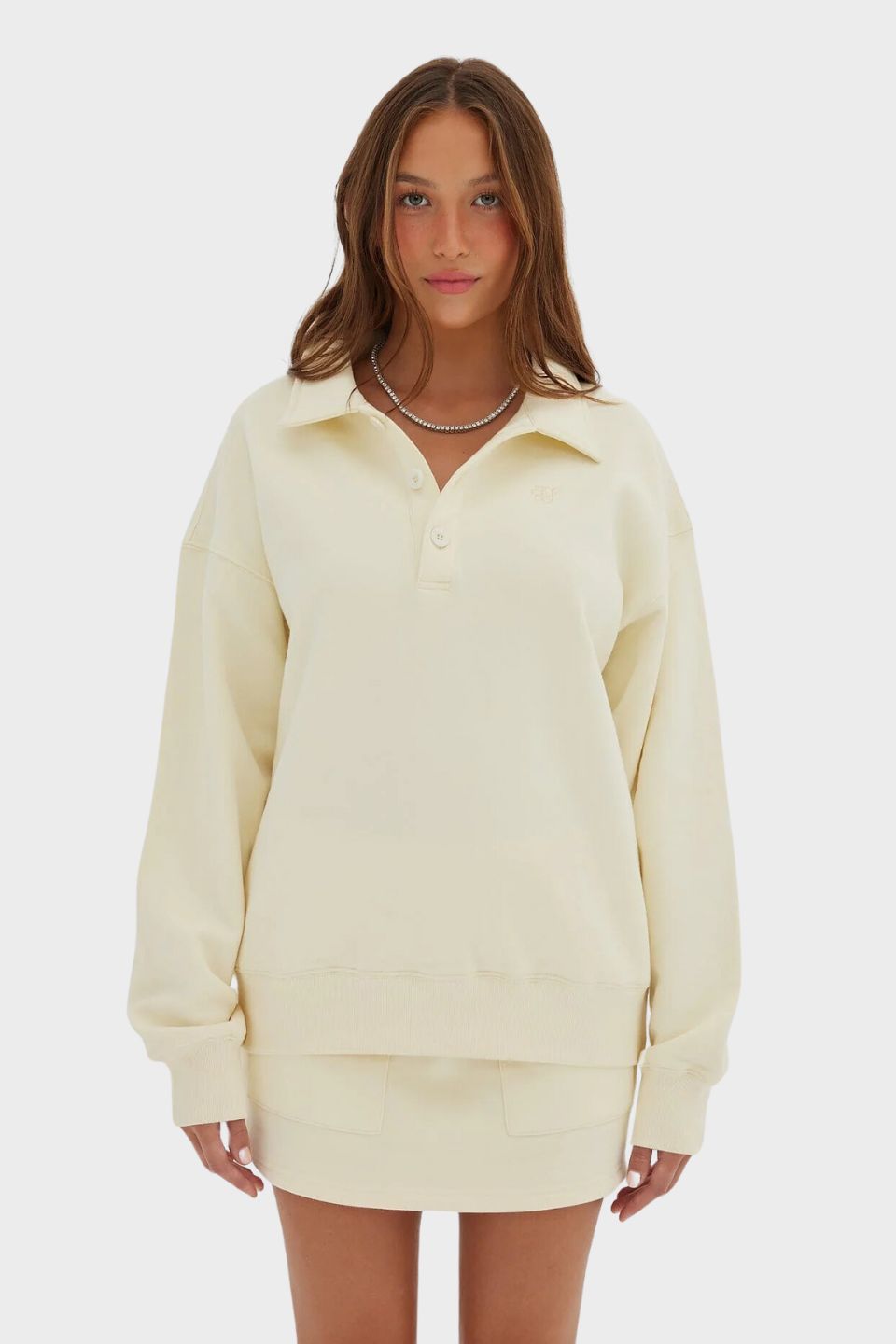 TS Collared Polo Sweater