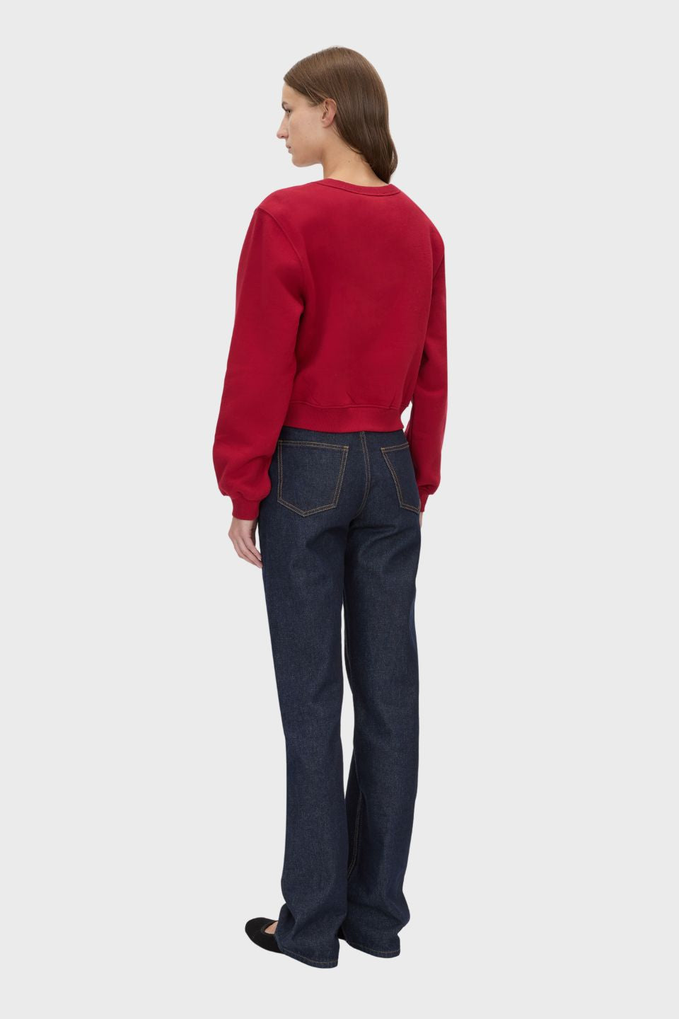 Maren Crop Embroidered Tracksuit Top