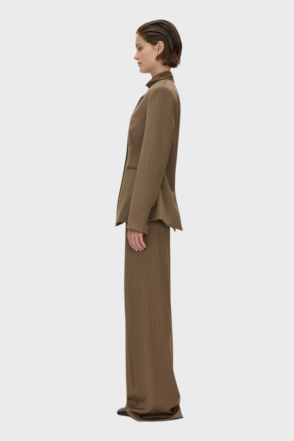 Maxim Fitted Collarless Blazer