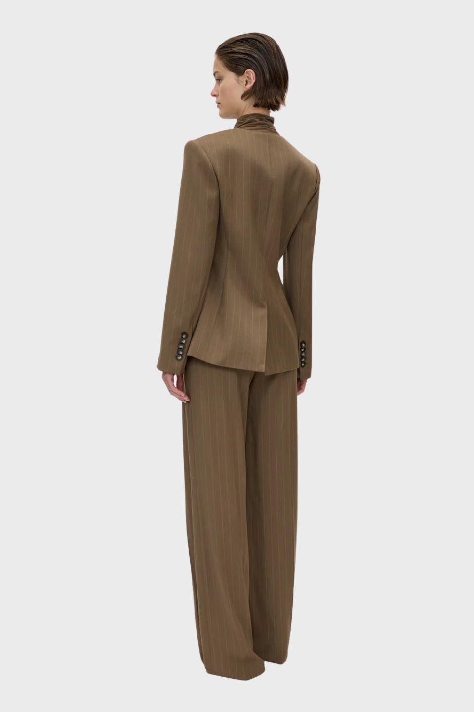 Maxim Fitted Collarless Blazer