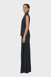 Ascent Wide Leg Side Pleat Pant