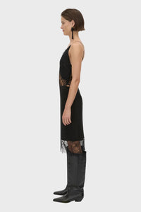 Cora Lace Trim Pencil Skirt