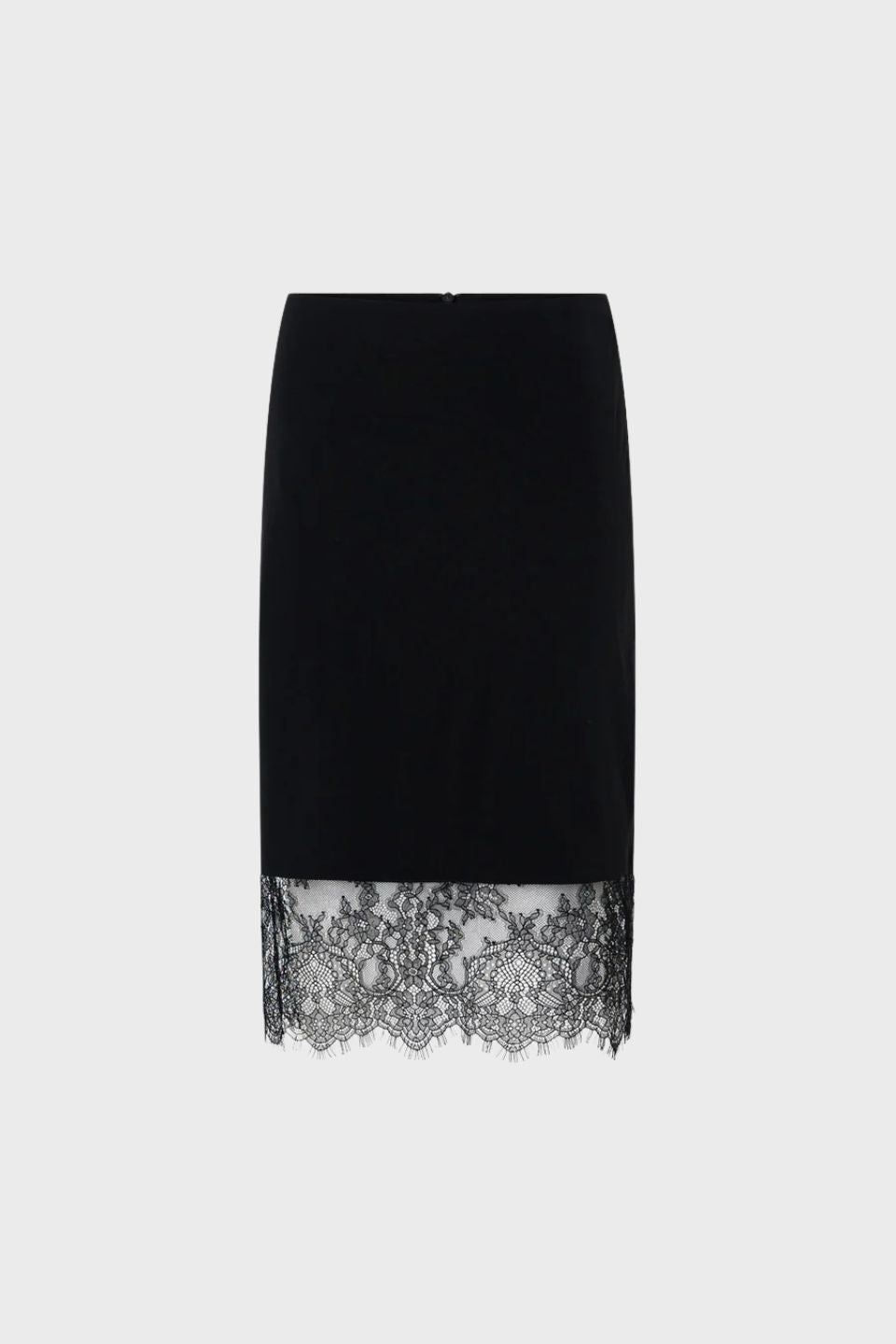 Cora Lace Trim Pencil Skirt