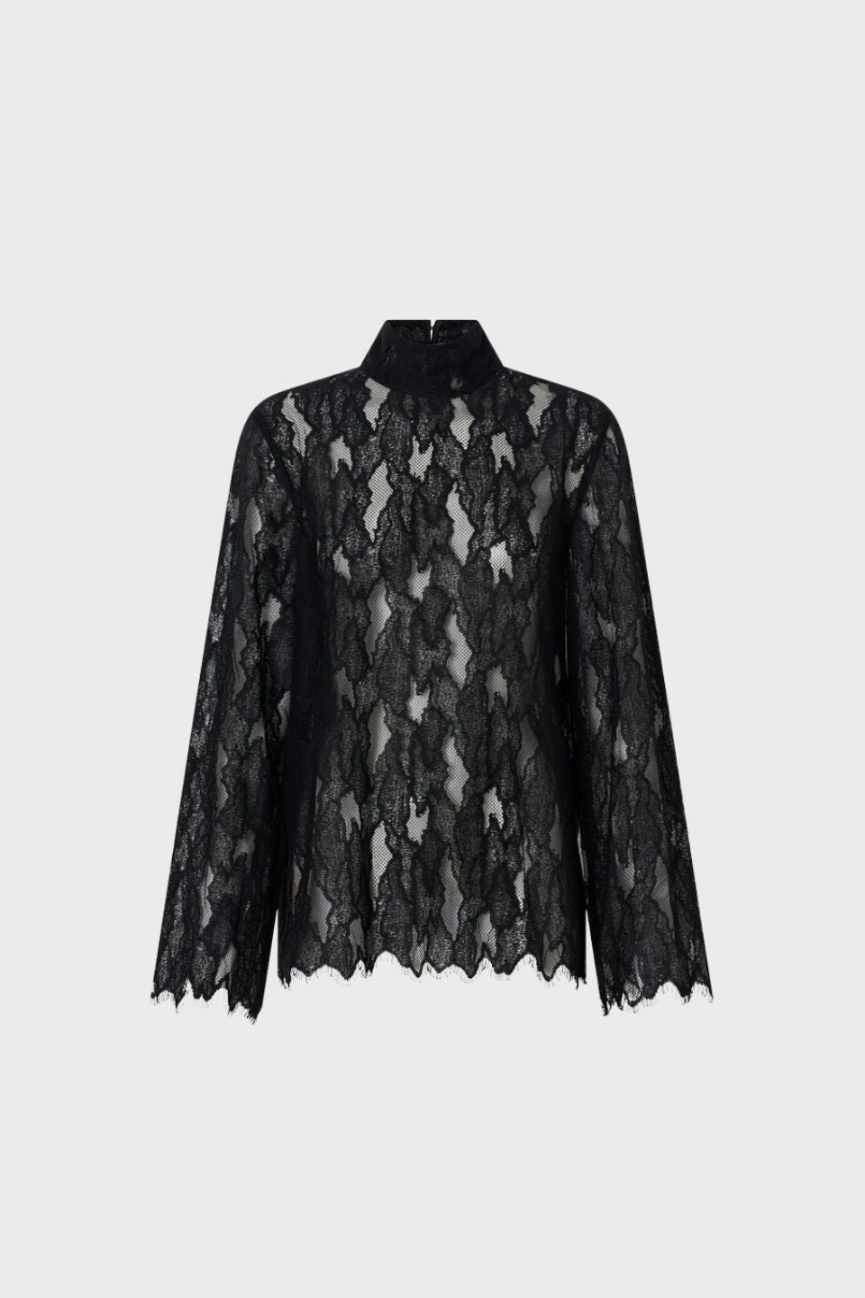 Zemira Long Sleeve Lace Top