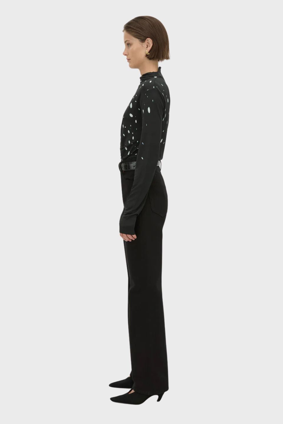 Skyward Printed Long Sleeve Top