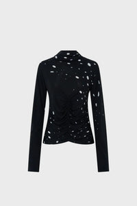Skyward Printed Long Sleeve Top