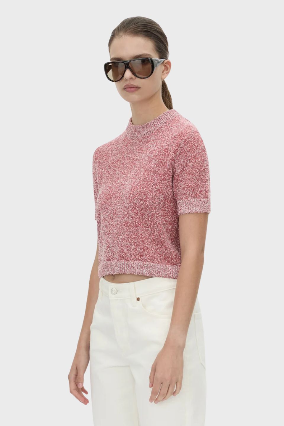Soleo Textured Knit T-Shirt
