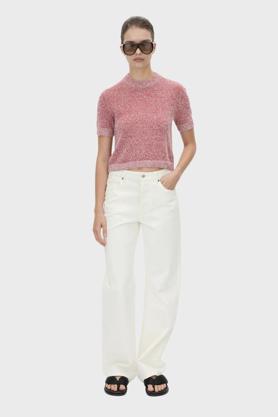 Soleo Textured Knit T-Shirt