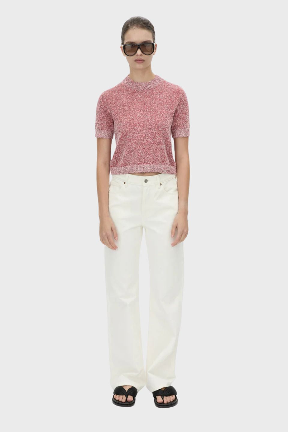 Soleo Textured Knit T-Shirt