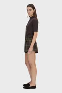 Aubrey Elbow Sleeve Rib Top