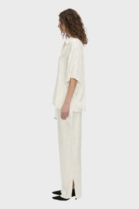 Naidee Satin Short Sleeve Shirt
