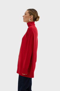 Relaxed Fit Roll Neck