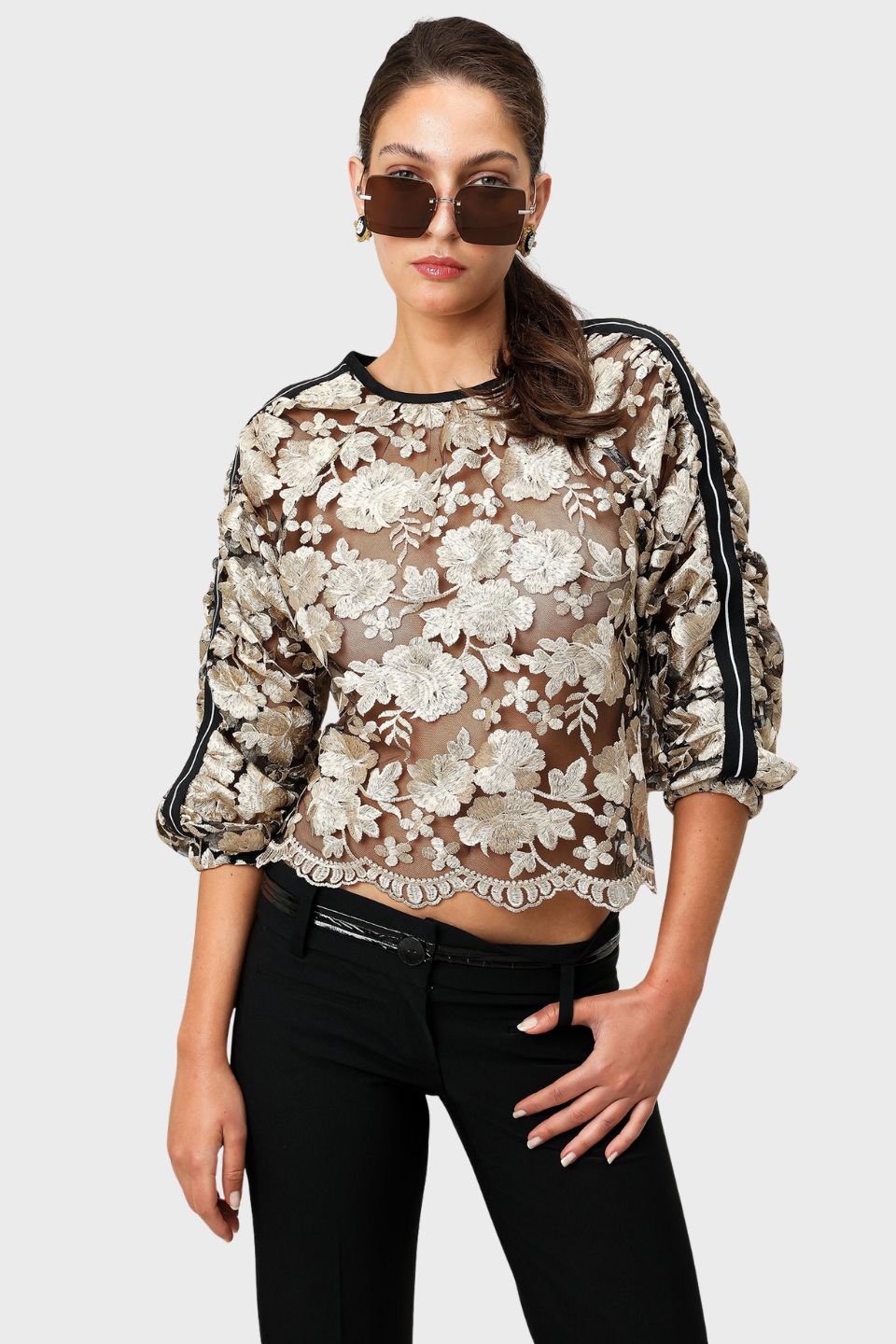 St Tropez Lace Top